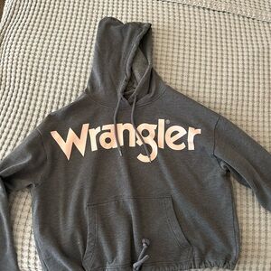 Wrangler Women's Gray Hoodie Sweater
